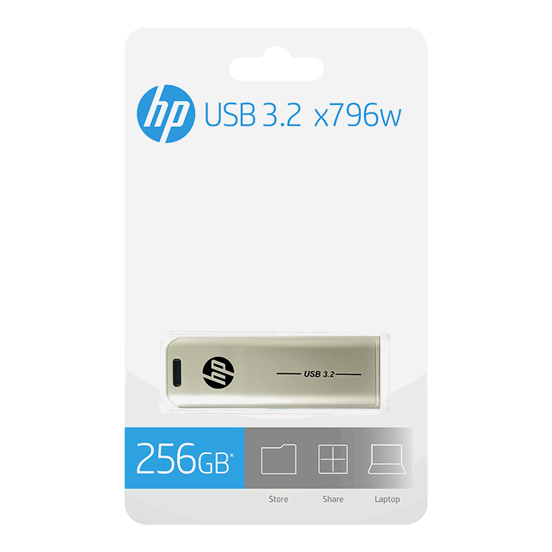 HP x796w USB 3.2 Flash Drive 32GB - 512GB