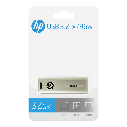 HP x796w USB 3.2 Flash Drive 32GB - 512GB