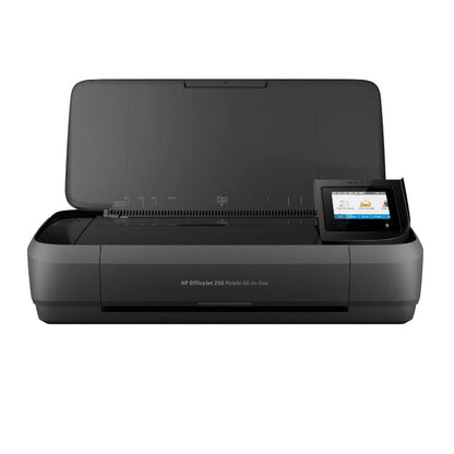 HP OfficeJet 250 Mobile All-in-One Printer | Print, Scan & Copy | Portable | Wi-Fi Direct | Bluetooth Smart | 10-Sheet ADF | 50-Sheet Input | Battery Powered