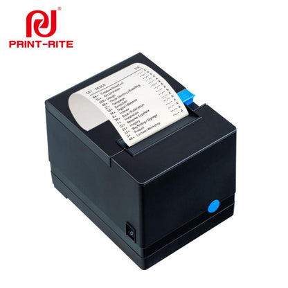 Print-Rite PR-80V 80mm Thermal Receipt Printer | USB + Ethernet / USB + Cash Drawer | 203 DPI | 200mm/s | Auto Cutter