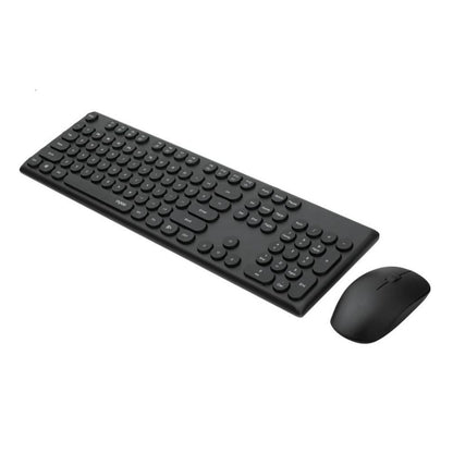 RAPOO X260S Wireless Keyboard & Mouse Combo | 2.4GHz | 10m Range | Retro Round Keys | 1000 DPI