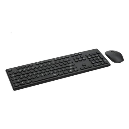 RAPOO X260S Wireless Keyboard & Mouse Combo | 2.4GHz | 10m Range | Retro Round Keys | 1000 DPI