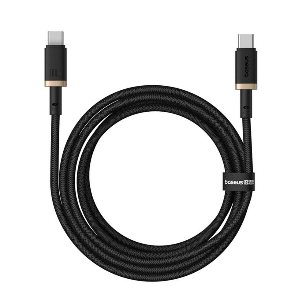 Baseus Dura Series | Fast Charging Cable Type-C to Type-C (100W, Gold+Black, 2m)