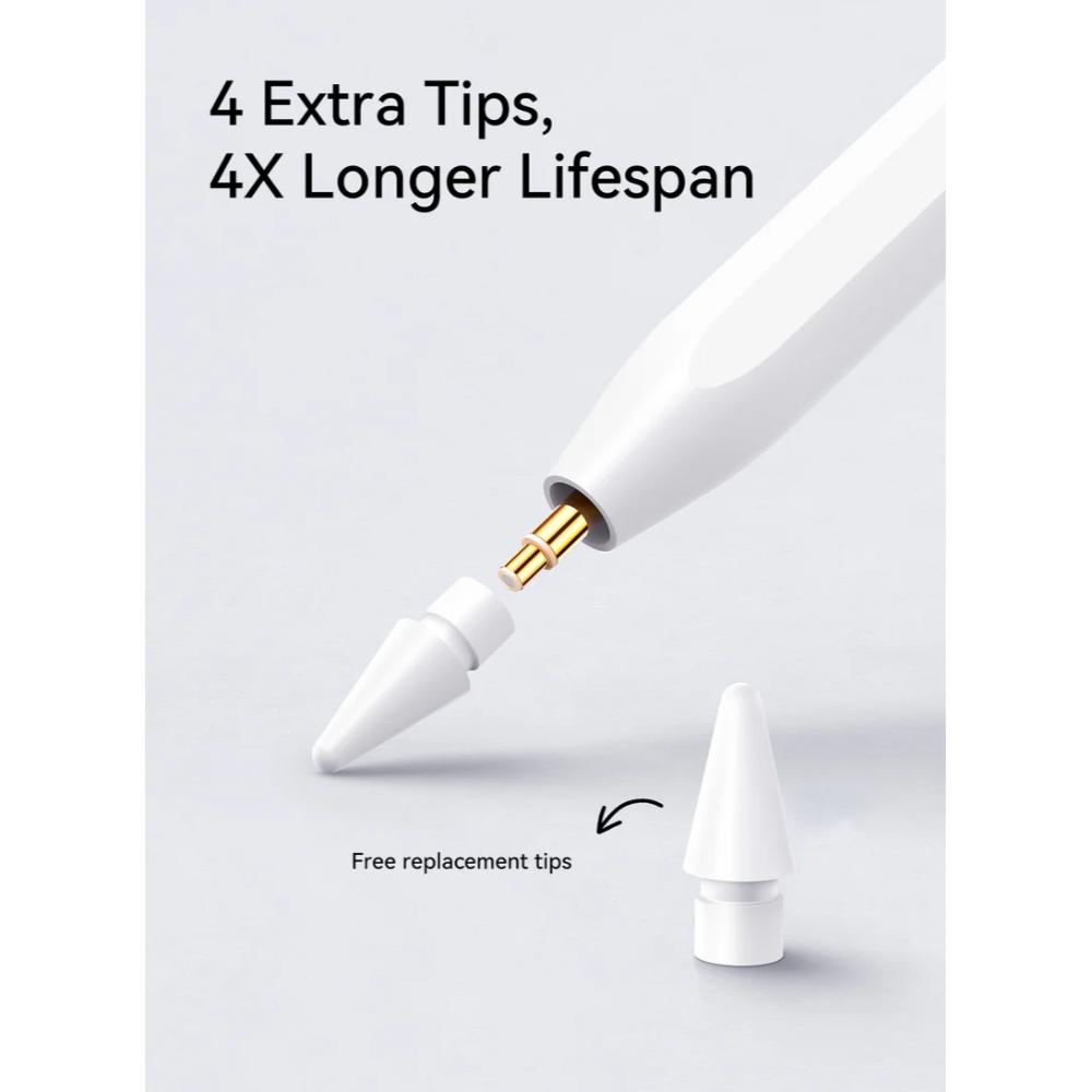 JOYROOM JR-X15 Fast Charge Stylus Pen for Tablets | Nano-Carbon Tip | Palm Rejection | Tilt Sensitivity | Type-C Fast Charge