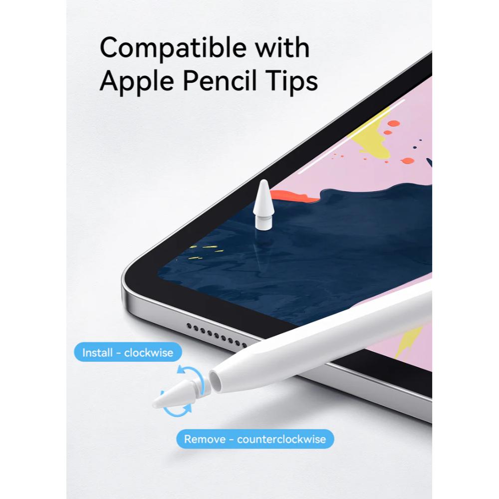 JOYROOM JR-X15 Fast Charge Stylus Pen for Tablets | Nano-Carbon Tip | Palm Rejection | Tilt Sensitivity | Type-C Fast Charge