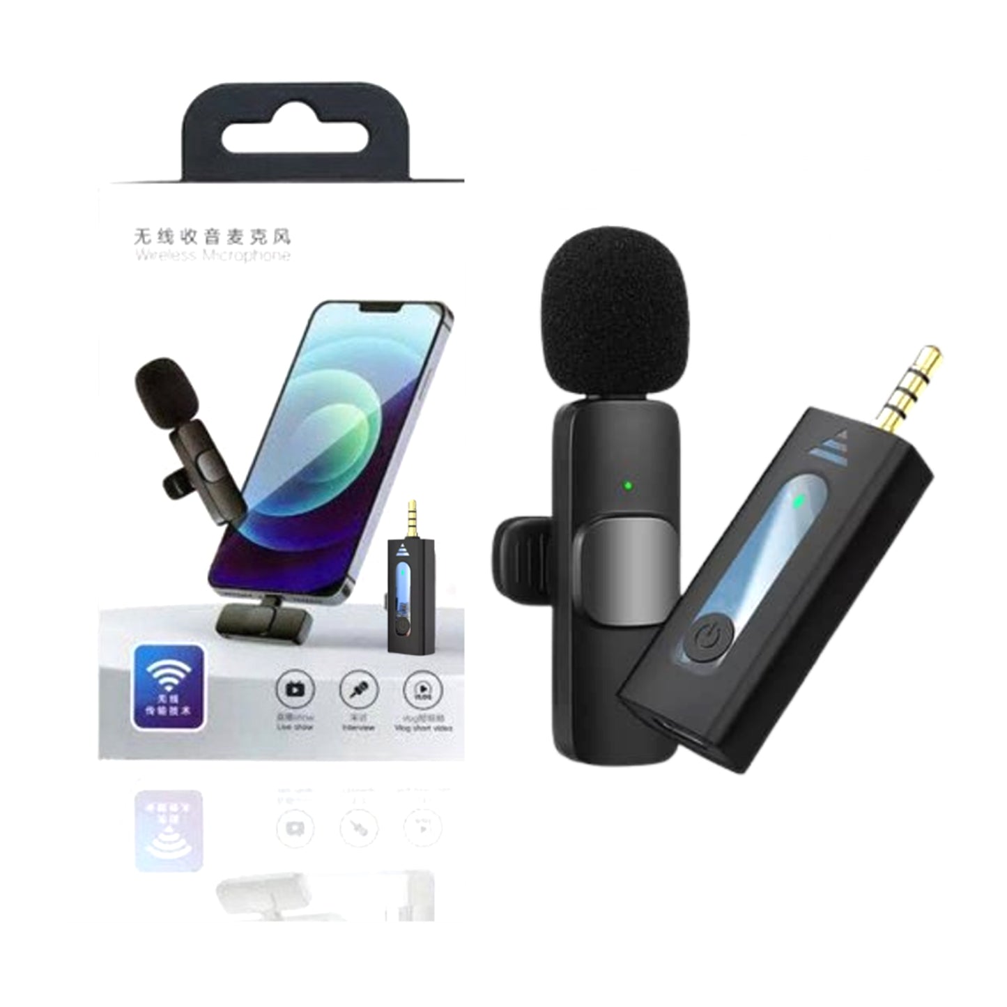 K35 High Quality Collar Wireless Single Microphone