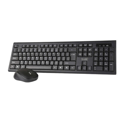 EASE EKM200 Wireless Keyboard and Mouse Combo | 2.4GHz Wireless | Single USB Receiver | 1200 DPI Mouse