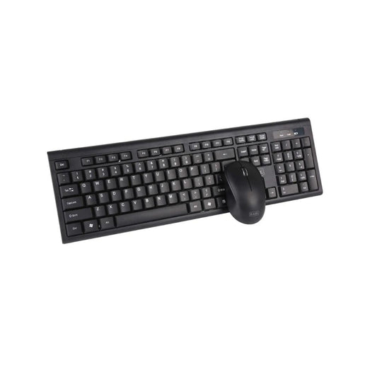 EASE EKM200 Wireless Keyboard and Mouse Combo | 2.4GHz Wireless | Single USB Receiver | 1200 DPI Mouse