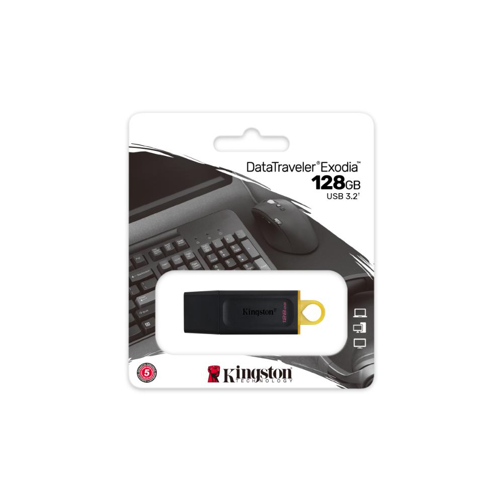 Kingston DataTraveler Exodia | USB 3.2 Gen 1 Flash Drive | High-Speed Portable Storage | 64GB - 256GB