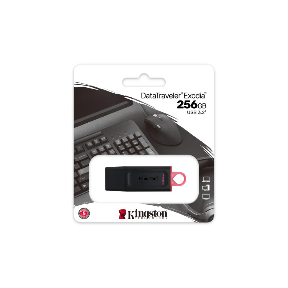 Kingston DataTraveler Exodia | USB 3.2 Gen 1 Flash Drive | High-Speed Portable Storage | 64GB - 256GB