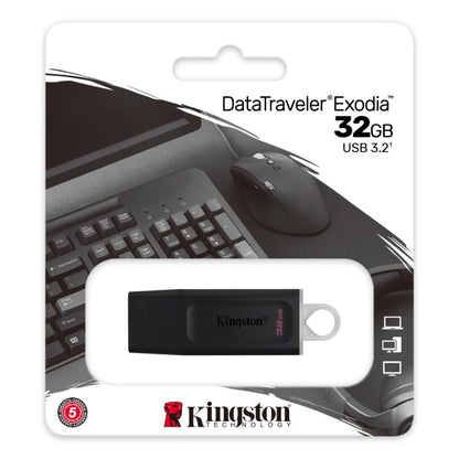 Kingston DataTraveler Exodia | USB 3.2 Gen 1 Flash Drive | High-Speed Portable Storage | 64GB - 256GB