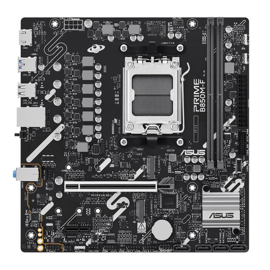 ASUS PRIME B850M-F-CSM AMD AM5 mATX Motherboard | Ryzen 9000/8000/7000 | 128GB DDR5 | 8400+MHz (OC) | 1Gb LAN | HDMI