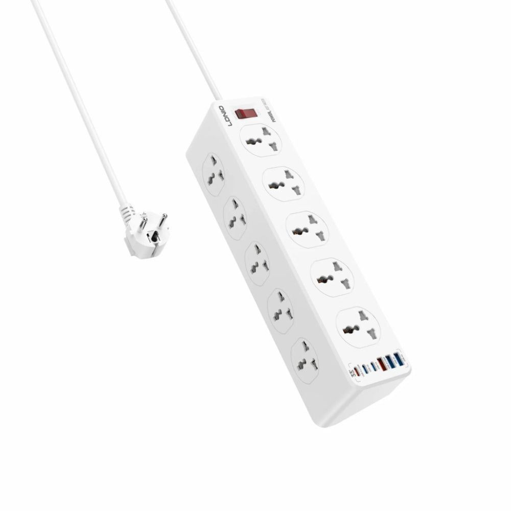 LDNIO SC10610C 10‑Port Extension Lead | Professional Multi‑Device Power Solution