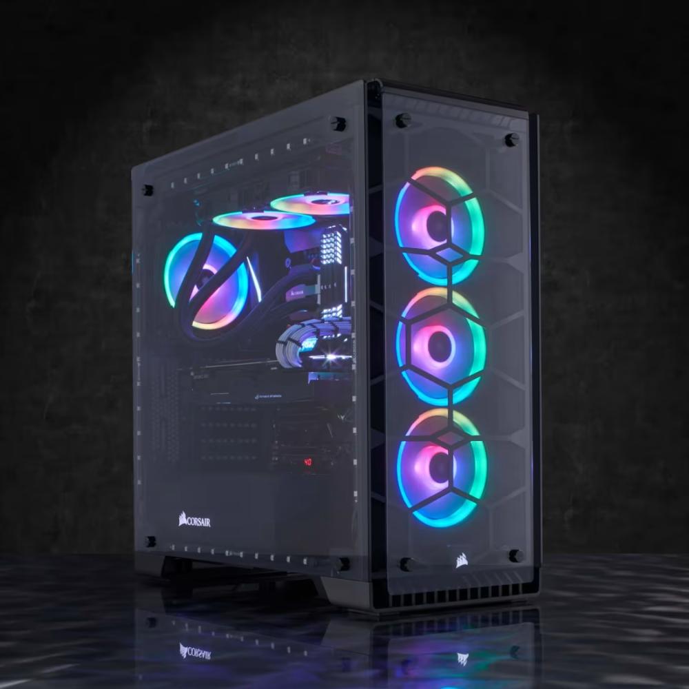 Corsair LL120 RGB | 120mm Dual Light Loop RGB PWM Fans (3-Pack with Lighting Node PRO)