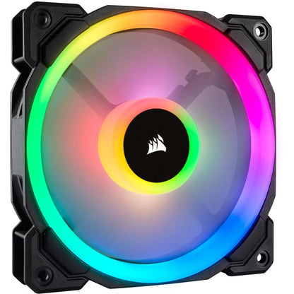 Corsair LL120 RGB | 120mm Dual Light Loop RGB PWM Fans (3-Pack with Lighting Node PRO)