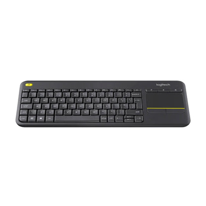 Logitech K400 Plus Wireless Touch Keyboard | Built-In Touchpad | 10m Wireless Range | Plug-and-Play USB Receiver | Media-Friendly Layout | 18-Month Battery Life