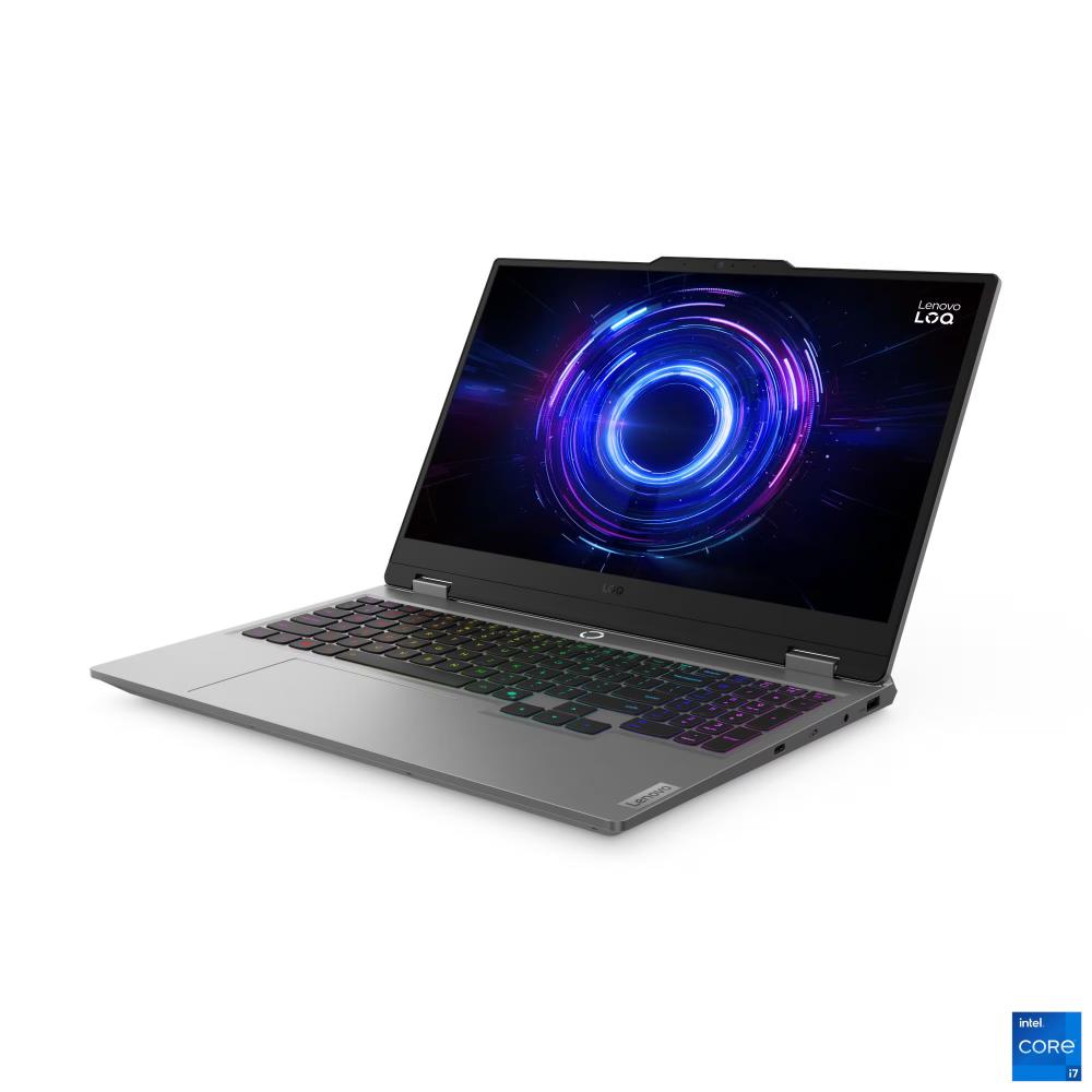 Lenovo LOQ 15IRX10 Gaming Laptop | 14th Gen Intel® Core™ i7-14700HX | 16GB DDR5 | 512GB PCIe Gen4 SSD | NVIDIA® GeForce RTX™ 5060 8GB GDDR7 | 15.6" FHD 144Hz IPS | Luna Grey