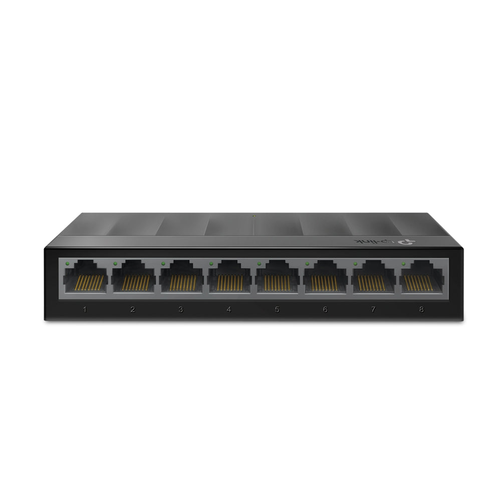 TP-Link LS1008G 8-Port Gigabit Desktop Switch | High-Speed, Eco-Friendly, and Silent Network Expansion