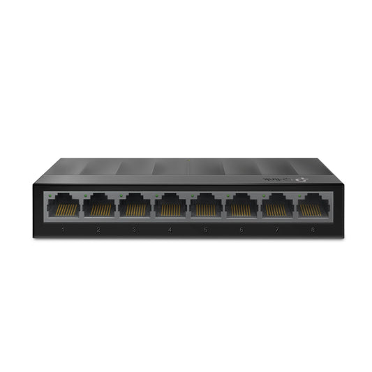 TP-Link LS1008G 8-Port Gigabit Desktop Switch | High-Speed, Eco-Friendly, and Silent Network Expansion