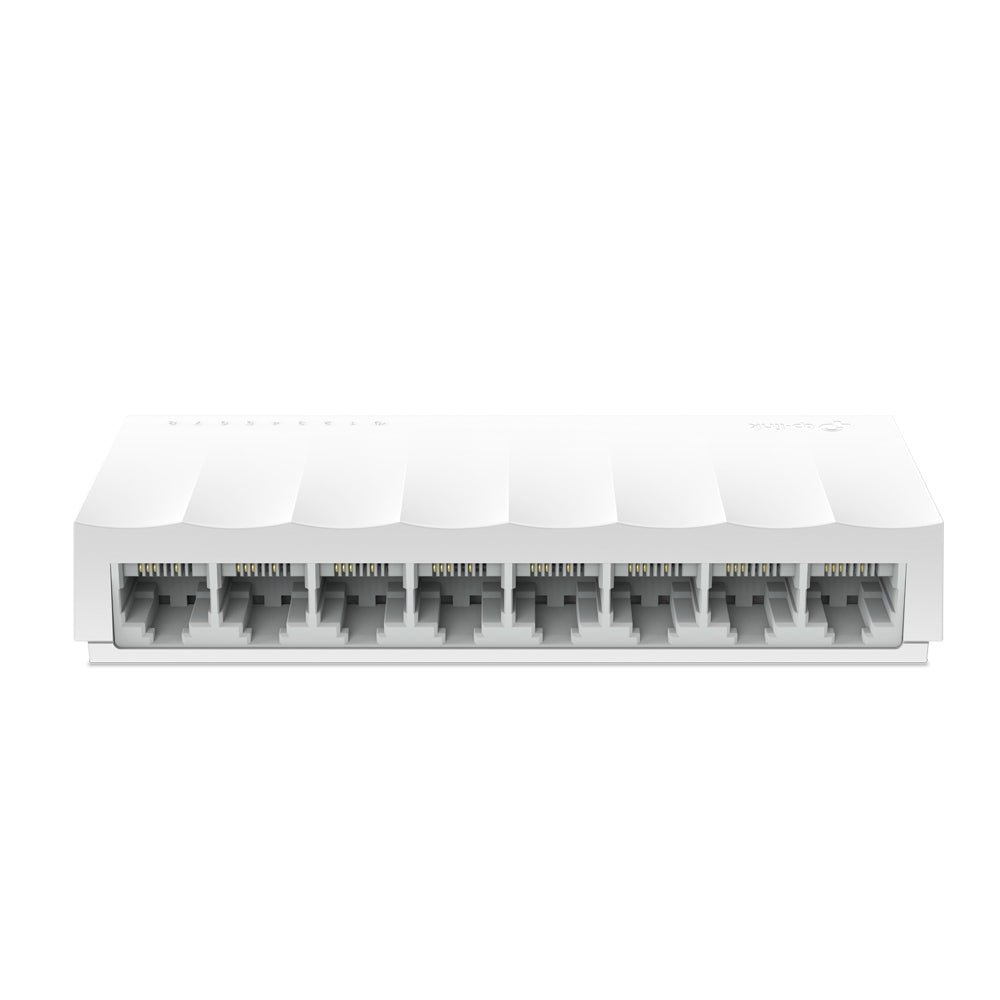 TP-Link LS1008 8-Port 10/100Mbps Desktop Network Switch | Eco-Friendly, Silent, and Effortless Wired Expansion