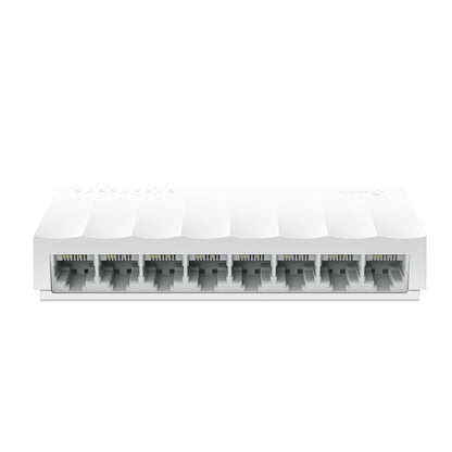 TP-Link LS1008 8-Port 10/100Mbps Desktop Network Switch | Eco-Friendly, Silent, and Effortless Wired Expansion