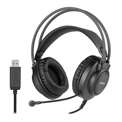 A4Tech FH200U Grey Conference USB Over-Ear Headset