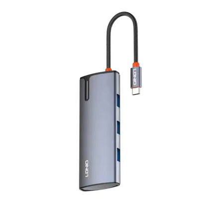 LDNIO DS-15H | 5-in-1 USB-C Dock Station, 100W PD Charging, 4K HDMI, 3× USB 3.0 Ports, Smart IC, Compact Design