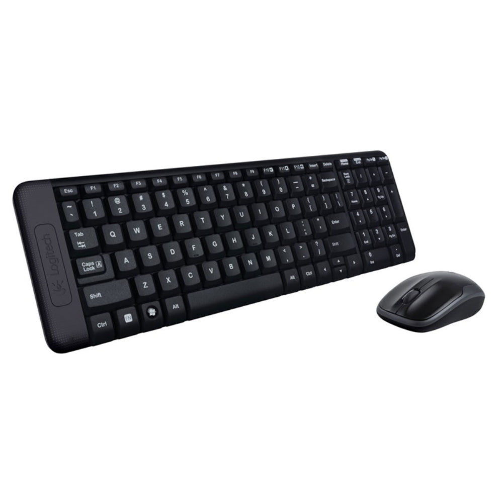 Logitech MK220 Wireless Combo | Compact Keyboard + Mouse | 2.4GHz Wireless | Plug-and-Play | 24-Month Battery | Space-Saving Design