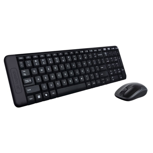 Logitech MK220 Wireless Combo | Compact Keyboard + Mouse | 2.4GHz Wireless | Plug-and-Play | 24-Month Battery | Space-Saving Design