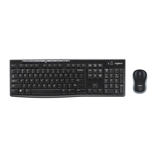 Logitech MK270 Wireless Combo | Full-Size Keyboard + Compact Mouse | 2.4GHz Wireless | Plug-and-Play Nano Receiver | 36-Month Battery | Reliable Everyday Performance