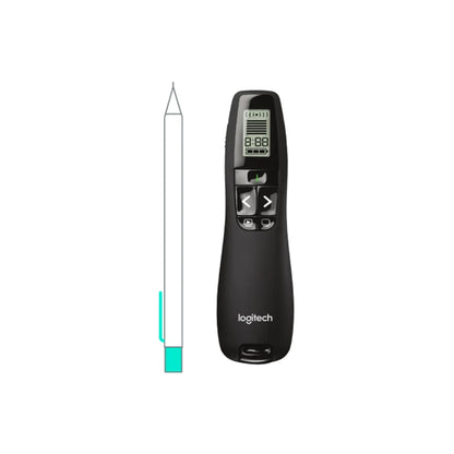 Logitech R800 LASER PRESENTATION REMOTE With LCD display for time tracking