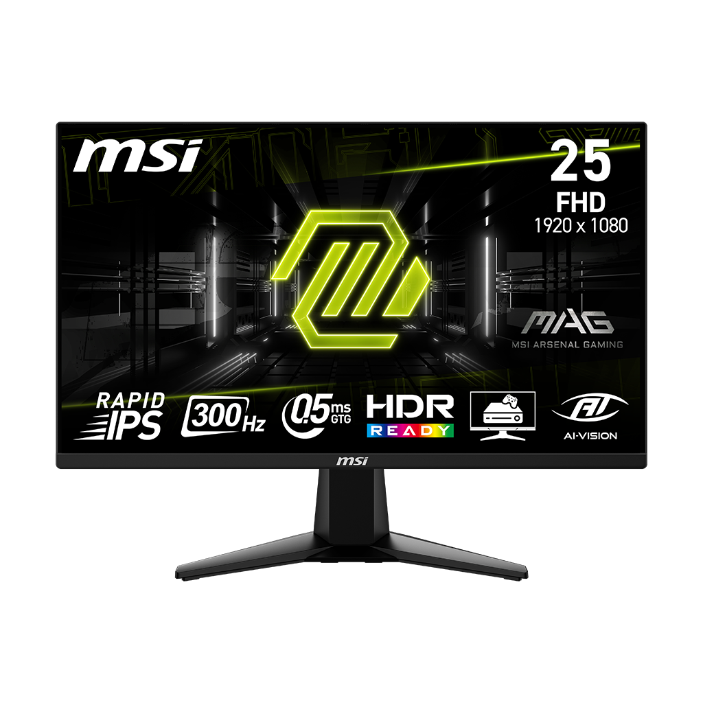 MSI MAG 255PXF | 24.5" FHD 300Hz Rapid IPS Gaming Monitor