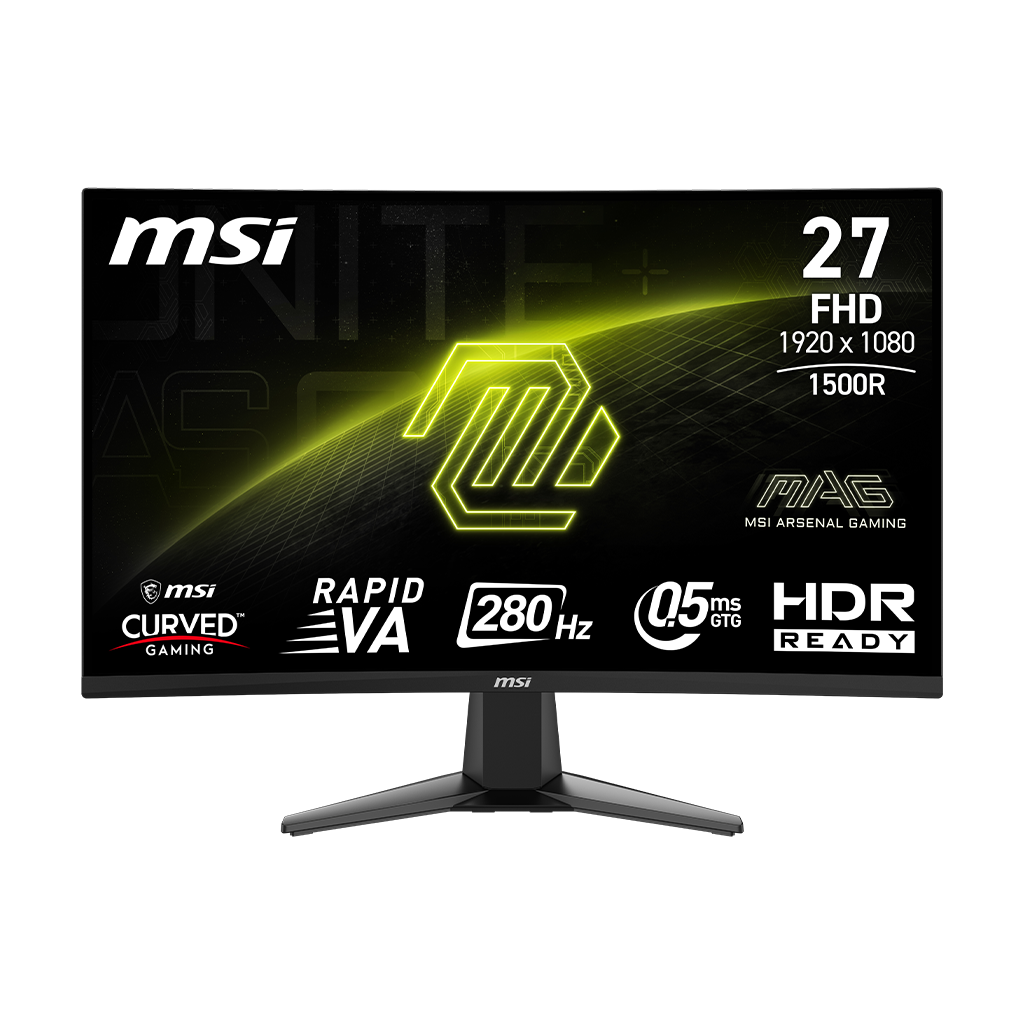 MSI MAG 276CXF | 27" FHD 280Hz Curved Gaming Monitor