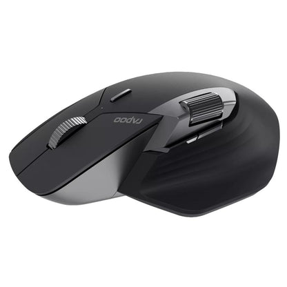 Rapoo MT760M Multi-Mode Wireless Optical Mouse | 4000 DPI | 10 Programmable Buttons | Bluetooth 4.0/5.0 & 2.4GHz | Rechargeable 800mAh Battery