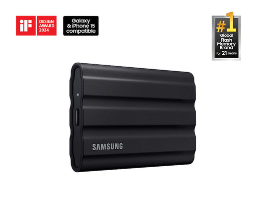 SAMSUNG T7 شیلڈ پورٹ ایبل SSD USB 3.2 1TB - 4TB 