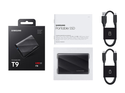 SAMSUNG T9 Portable SSD USB 3.2 Gen2x2 2TB