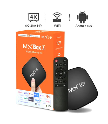 MX10 Box S Android TV 11.0 Version 1+8GB