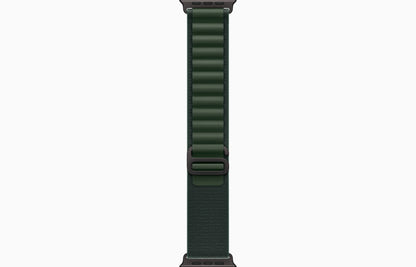 Apple Watch Ultra 2 | GPS + Cellular | 49mm Black Titanium Case with Dark Green Alpine Loop