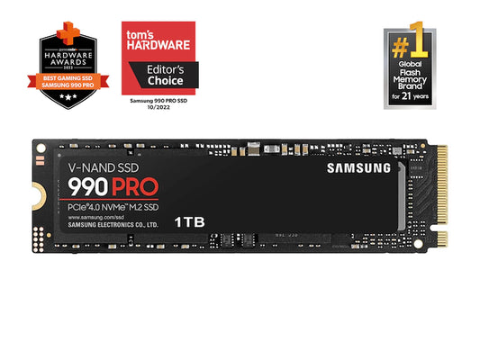 SAMSUNG 990 PRO PCIe 4.0 NVMe M.2 SSD 1TB - 2TB 