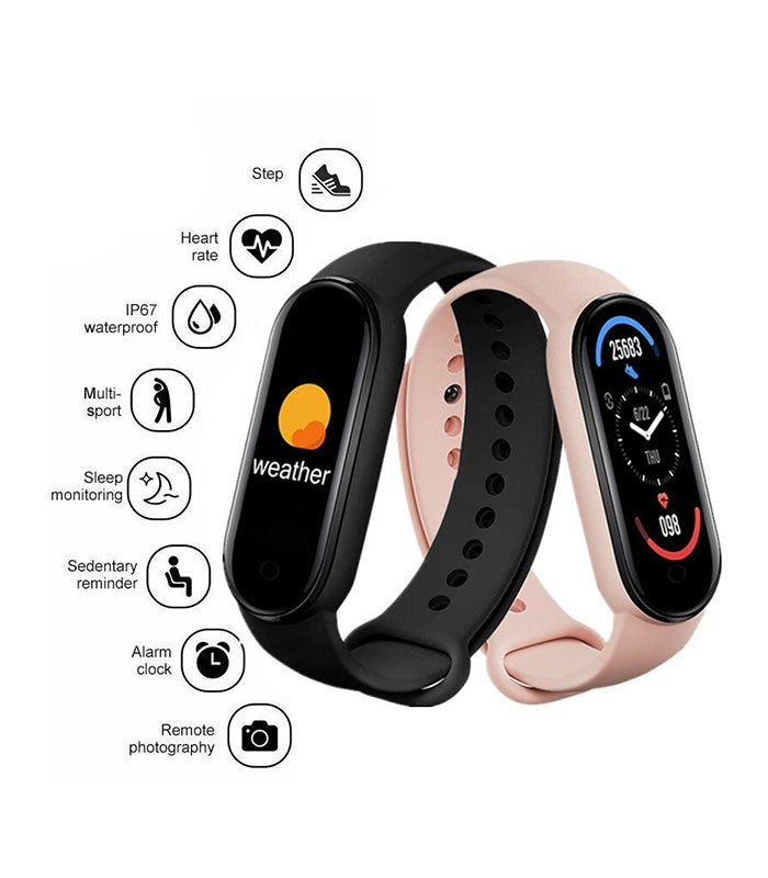 M5 Band Sport Wristband Blood Pressure and Monitor Heart Rate