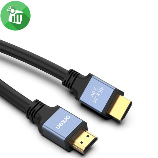 Onten OTN-8308 HDMI 2.0 Cable 4K 60Hz Ultra HD 18Gbps Gold-Plated Triple Shielded Black for TV Monitor Console Laptop