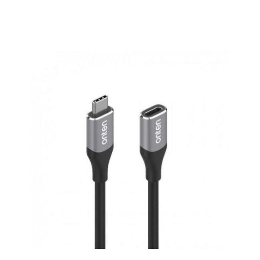 Onten 9106 | USB-C Extension Cable | 0.6 Meter | USB Type-C Female to Male | 5Gbps Data | 100W PD Charging | For MacBook, Surface, Dell XPS, HP Spectre, USB-C Hubs & Docks