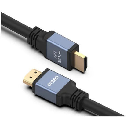 Onten OTN-8308 HDMI 2.0 Cable 4K 60Hz Ultra HD 18Gbps Gold-Plated Triple Shielded Black for TV Monitor Console Laptop