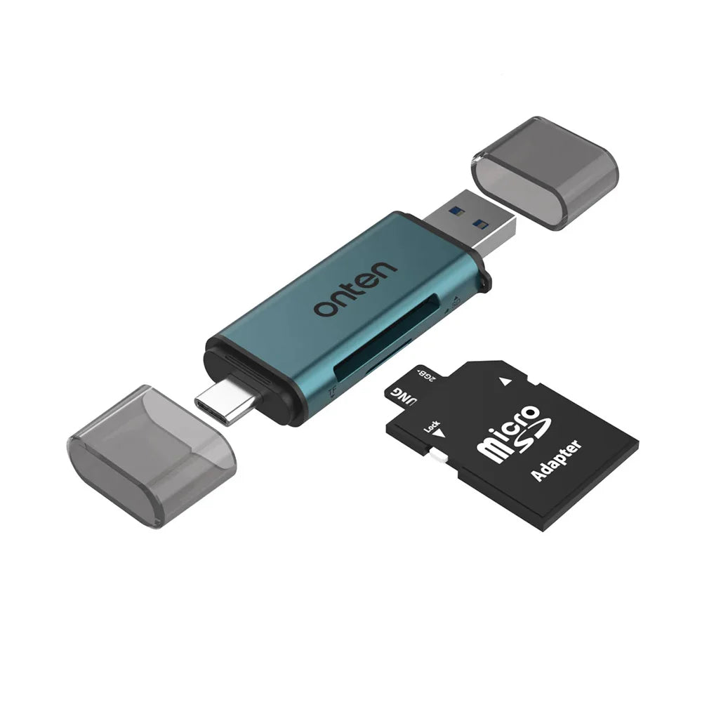 Mustafa Reader Onten OTN-CR532 | USB 2-in-1 SD/TF 2.0 Card Reader – MUSTAFA COMPUTERS
