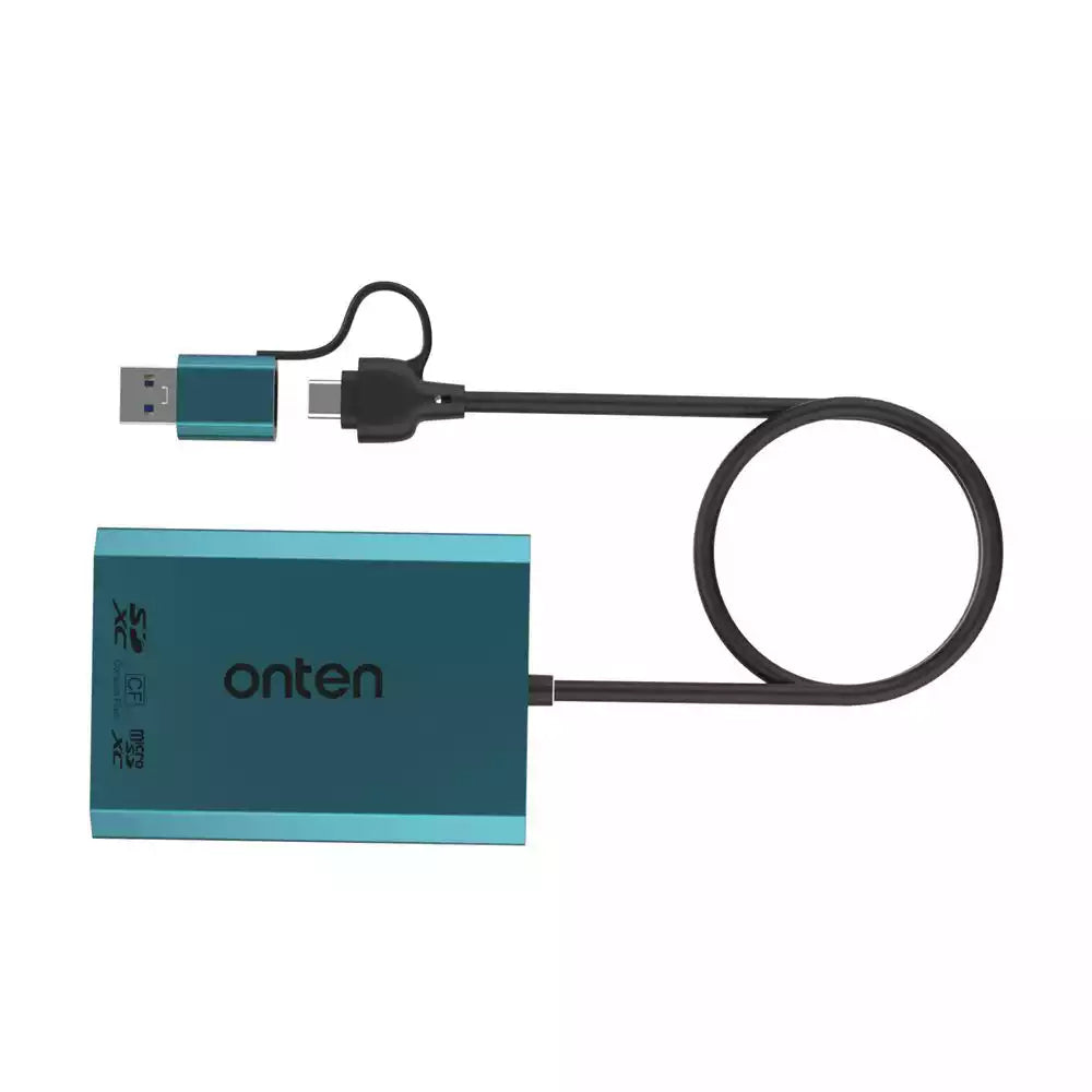 Mustafa Reader Onten P3+ | CF, SDXC & Micro SDXC Card Reader – MUSTAFA COMPUTERS