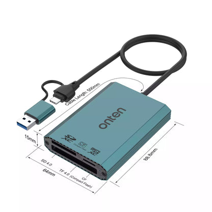 Onten P3+ | CF, SDXC & Micro SDXC Card Reader