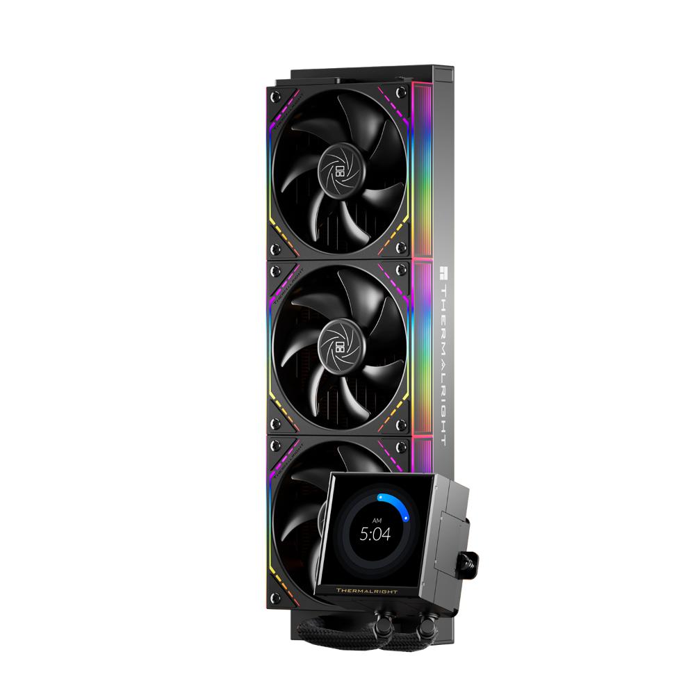 Thermalright Peerless Vision 360 ARGB White & Black 360mm AIO Liquid CPU Cooler | 3.95" LCD Screen | Wireless Splicing Fans | 2000RPM ARGB PWM Fans