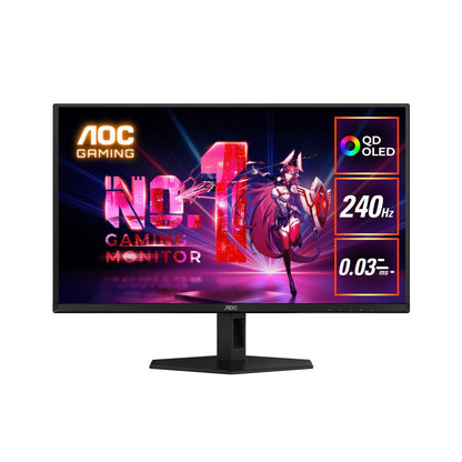AOC Q27G40ZDF | 27" QD-OLED Gaming Monitor | QHD 1440p | 240Hz | 0.03ms | HDR10 | Adaptive Sync