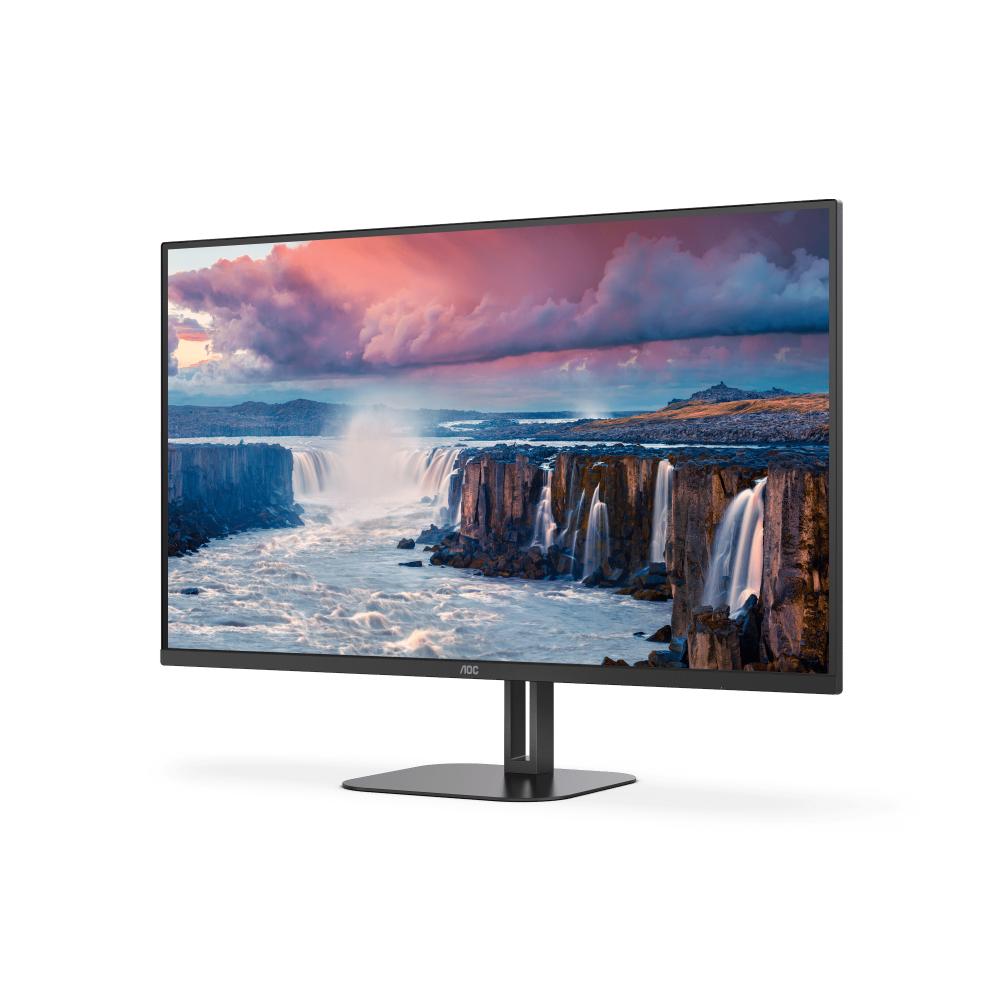 AOC Q32V5CE | 31.5" QHD VA Monitor, 75Hz, USB-C 65W, Adaptive-Sync | Built-in Speakers