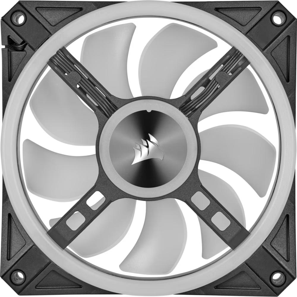 Corsair iCUE QL120 RGB | 120mm PWM Triple Fan Kit (Lighting Node CORE, 102 RGB LEDs)